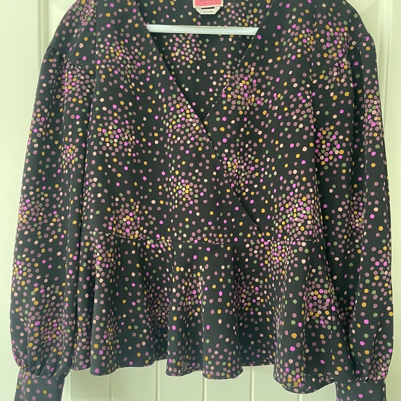 Kate Spade peplum top - Picture 2 of 4